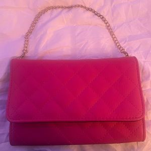 Hot pink Hand bag/ purse